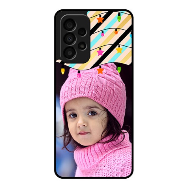 Galaxy A33 5G Custom Glass Mobile Case - Lights Hanging Design