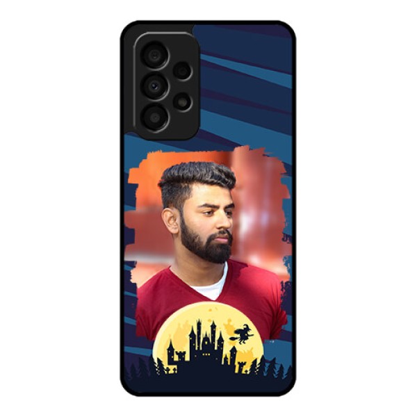 Galaxy A33 5G Photo Printing on Glass Case - Halloween Witch Design Galaxy A33 5G Photo Printing on Glass Case - Halloween Witch Design