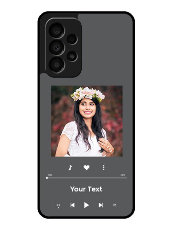 Custom Galaxy A33 5G Custom Glass Mobile Case - Play The Music Design