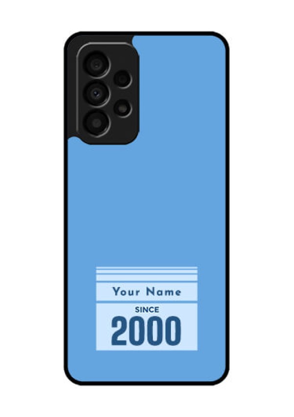 Galaxy A33 5G Custom Glass Mobile Case - Custom Year of birth Design