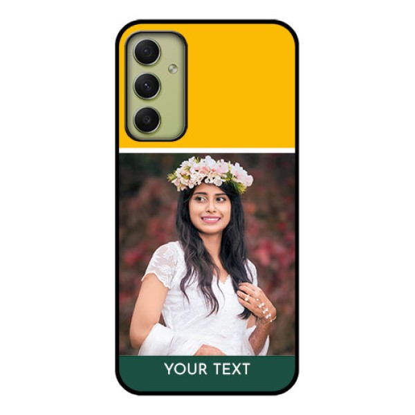 Galaxy A34 5G Photo Printing on Glass Case - Love You Design