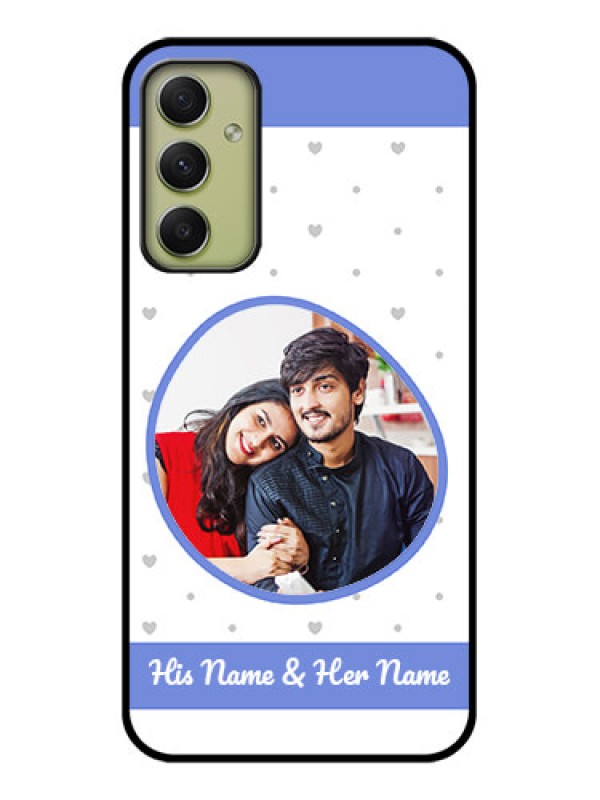 Custom Galaxy A34 5G Photo Printing on Glass Case - Premium Case Design