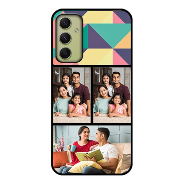 Galaxy A34 5G Custom Glass Phone Case - Bulk Pic Upload Design