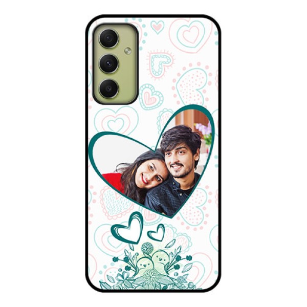 Galaxy A34 5G Photo Printing on Glass Case - Premium Couple Design Galaxy A34 5G Photo Printing on Glass Case - Premium Couple Design