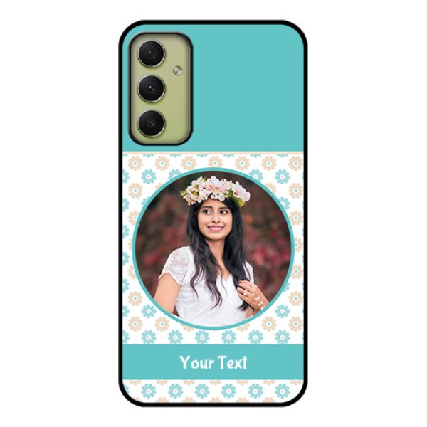 Galaxy A34 5G Custom Glass Mobile Case - Beautiful Flowers Design