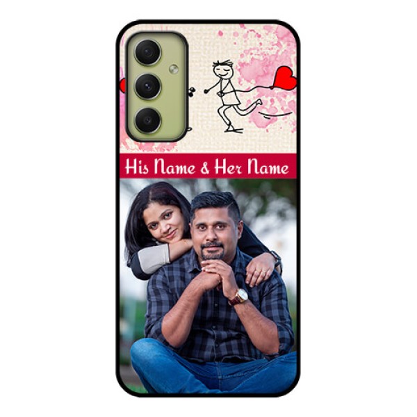 Galaxy A34 5G Photo Printing on Glass Case - You and Me Case Design