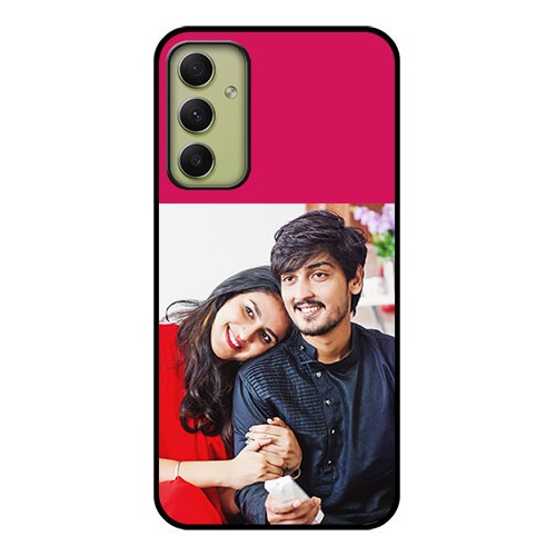 Buy Galaxy A34 5G Custom Glass Mobile Case Anniversary Cover Design