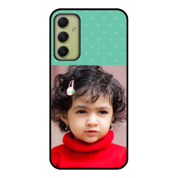 Galaxy A34 5G Custom Glass Phone Case - Lovers Picture Design
