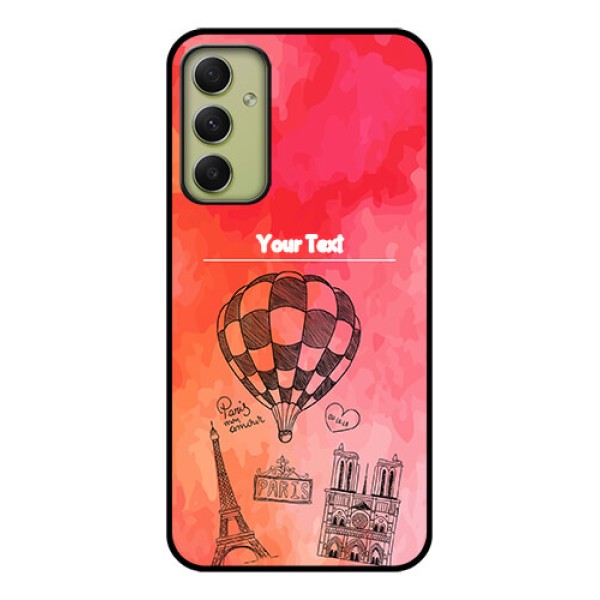 Galaxy A34 5G Custom Glass Phone Case - Paris Theme Design
