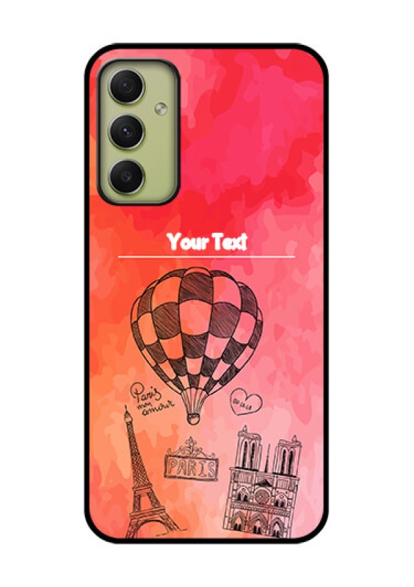 Galaxy A34 5G Custom Glass Phone Case - Paris Theme Design