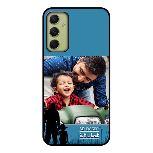 Galaxy A34 5G Custom Glass Mobile Case - Best dad design