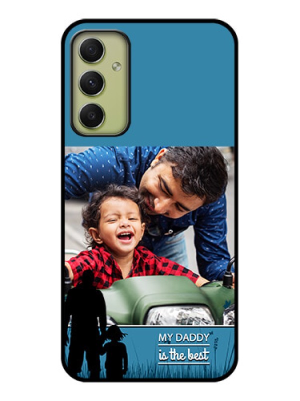 Custom Galaxy A34 5G Custom Glass Mobile Case - Best dad design