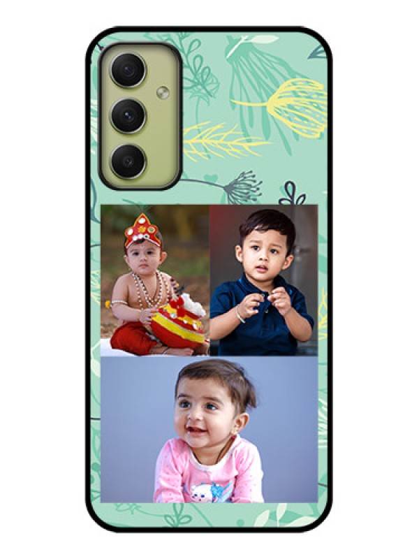 Custom Galaxy A34 5G Photo Printing on Glass Case - Forever Family Design