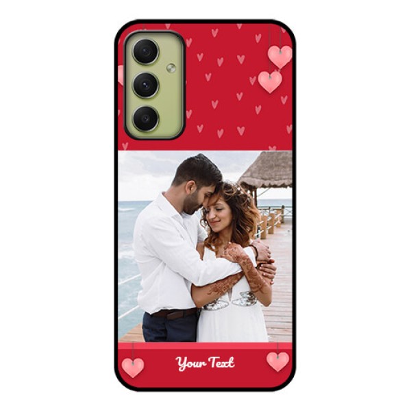 Galaxy A34 5G Custom Glass Phone Case - Valentines Day Design