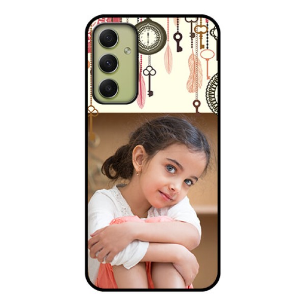 Galaxy A34 5G Custom Glass Mobile Case - Boho Style Design