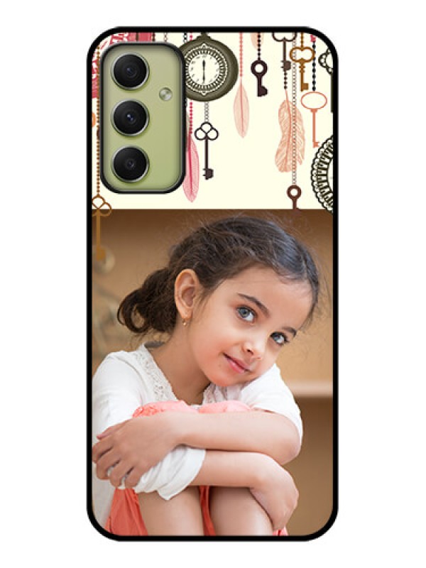 Custom Galaxy A34 5G Custom Glass Mobile Case - Boho Style Design