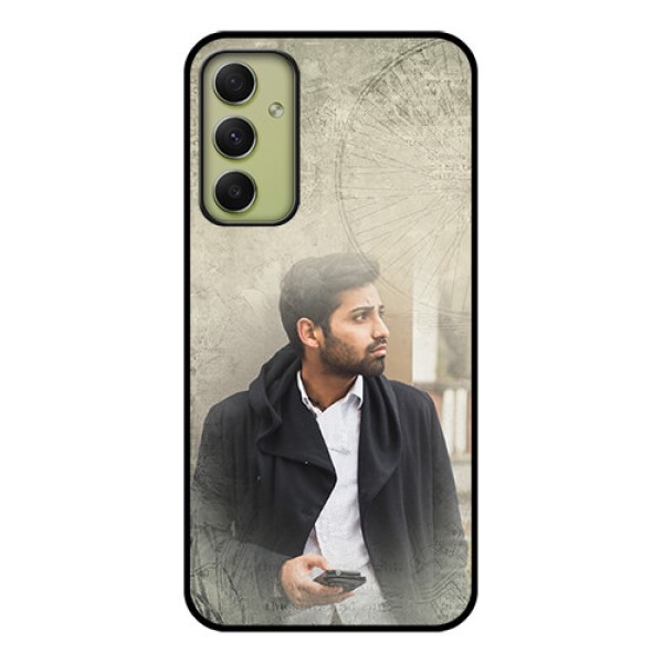 Galaxy A34 5G Custom Glass Phone Case - with vintage design Galaxy A34 5G Custom Glass Phone Case - with vintage design