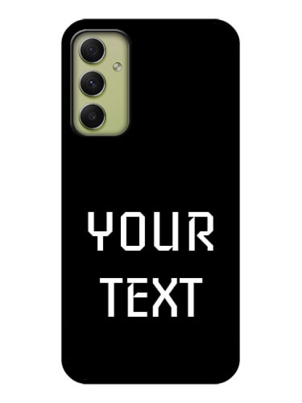 Custom Galaxy A34 5G Your Name on Glass Phone Case