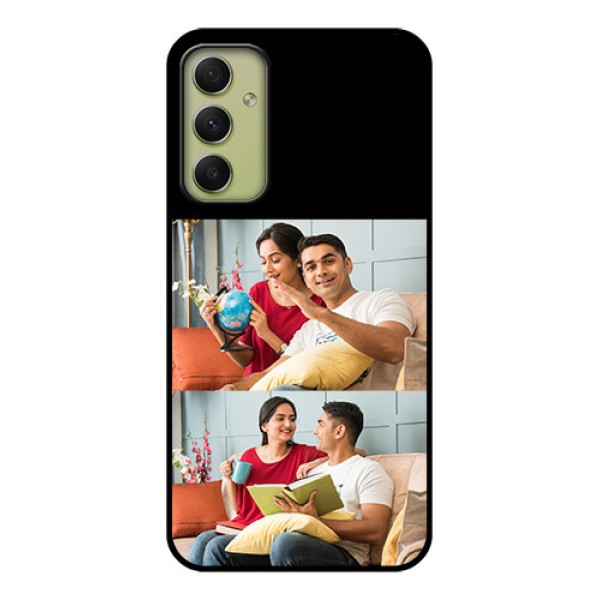 Galaxy A34 5G 2 Images on Glass Phone Cover