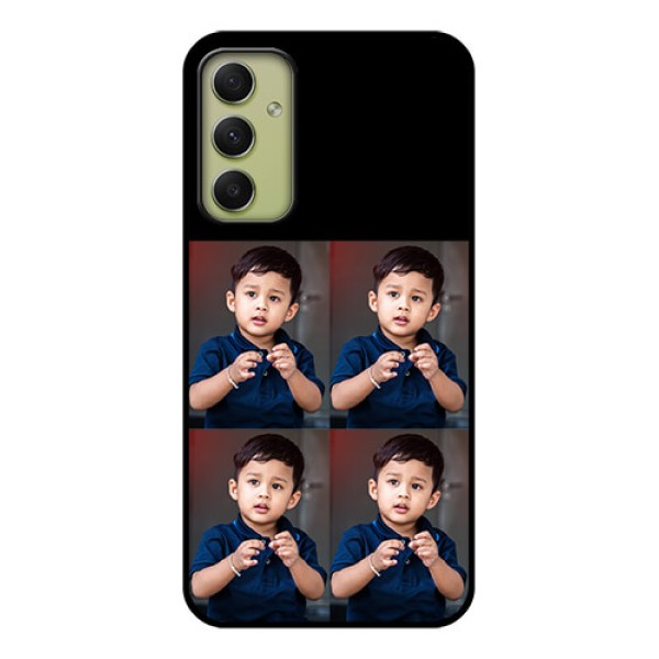 Galaxy A34 5G 4 Image Holder on Glass Mobile Cover