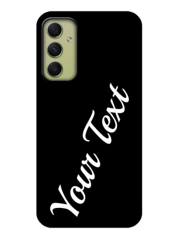 Custom Galaxy A34 5G Custom Glass Mobile Cover with Your Name