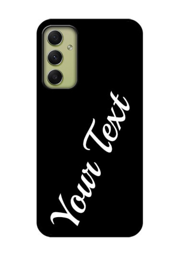 Galaxy A34 5G Custom Glass Mobile Cover with Your Name