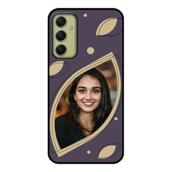 Galaxy A34 5G Custom Glass Mobile Case - Falling Leaf Design