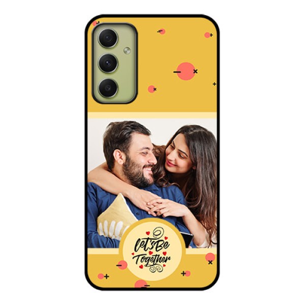 Galaxy A34 5G Photo Printing on Glass Case - Lets be Together Design