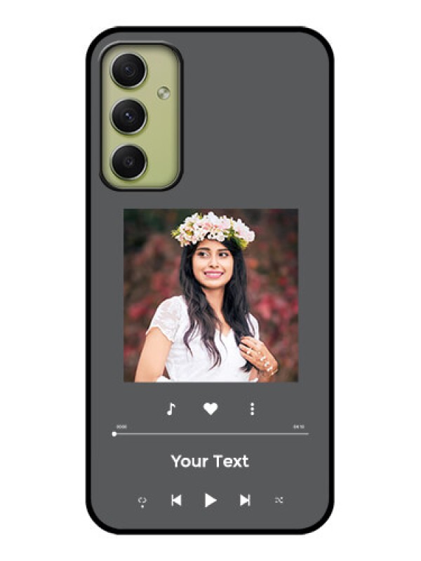 Custom Galaxy A34 5G Custom Glass Mobile Case - Play The Music Design