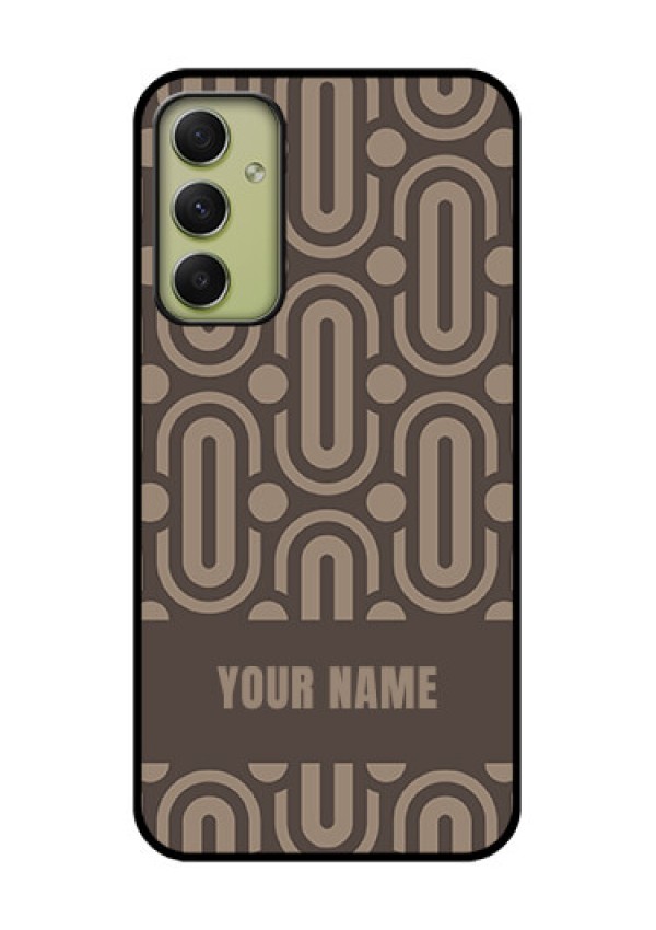 Galaxy A34 5G Custom Glass Phone Case - Captivating Zero Pattern Design