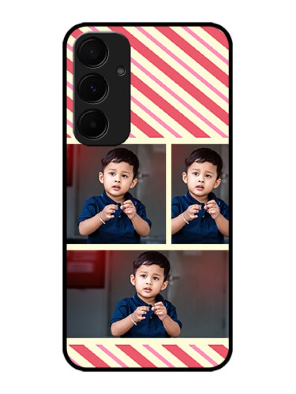 Custom Samsung Galaxy A35 5G Custom Glass Phone Case - Picture Upload Mobile Case Design