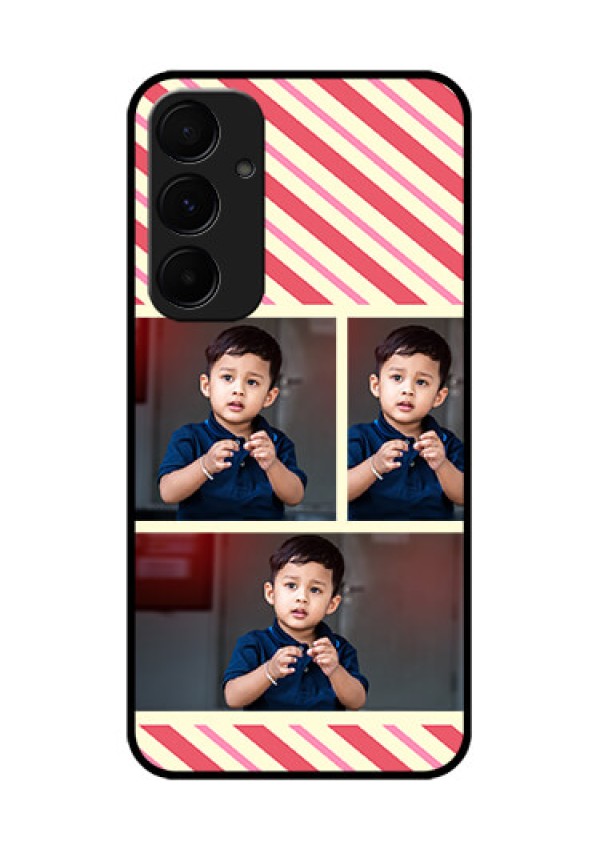Samsung Galaxy A35 5G Custom Glass Phone Case - Picture Upload Mobile Case Design