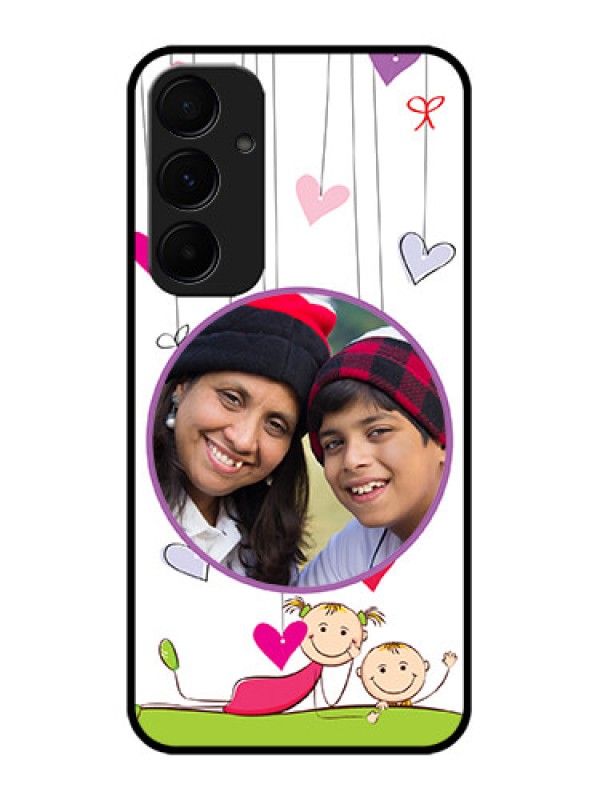 Custom Samsung Galaxy A35 5G Custom Glass Phone Case - Cute Kids Phone Case Design