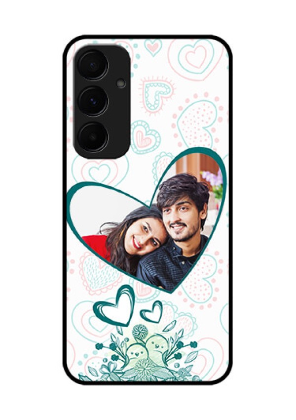 Samsung Galaxy A35 5G Custom Glass Phone Case - Premium Couple Design