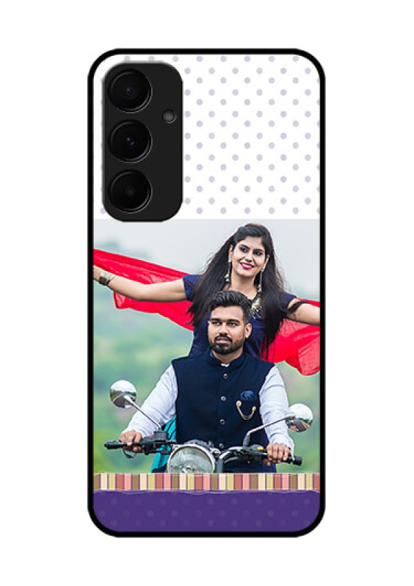 Samsung Galaxy A35 5G Custom Glass Phone Case - Cute Family Design