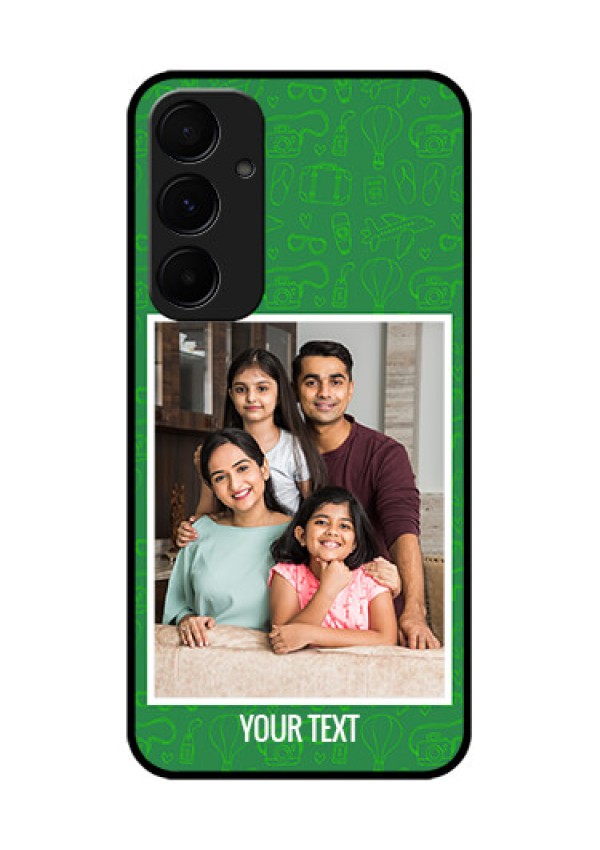 Samsung Galaxy A35 5G Custom Glass Phone Case - Picture Upload Design