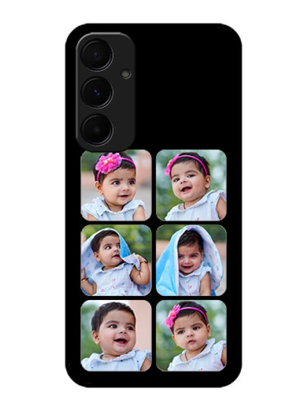 Custom Samsung Galaxy A35 5G Custom Glass Phone Case - Multiple Pictures Design