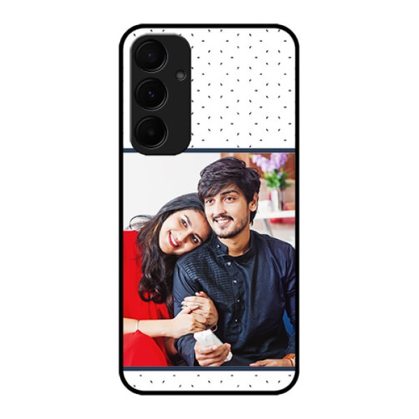 Samsung Galaxy A35 5G Custom Glass Phone Case - Premium Dot Design
