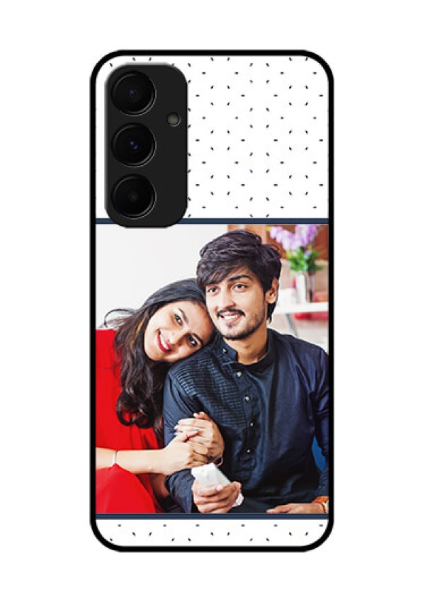 Samsung Galaxy A35 5G Custom Glass Phone Case - Premium Dot Design