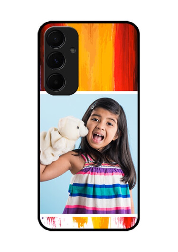 Samsung Galaxy A35 5G Custom Glass Phone Case - Multi Color Design