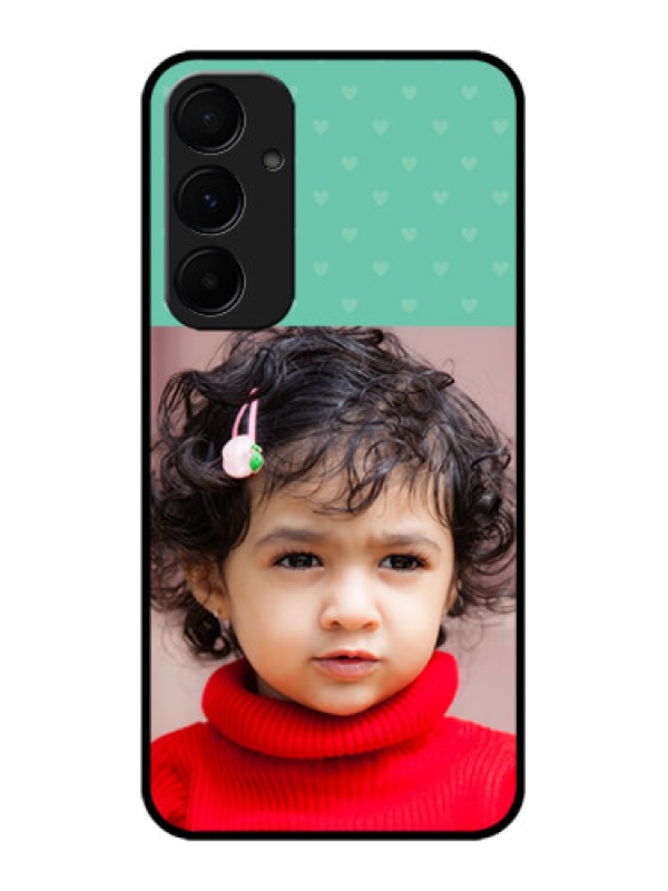 Custom Samsung Galaxy A35 5G Custom Glass Phone Case - Lovers Picture Design