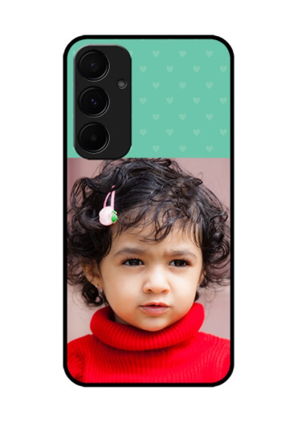 Samsung Galaxy A35 5G Custom Glass Phone Case - Lovers Picture Design