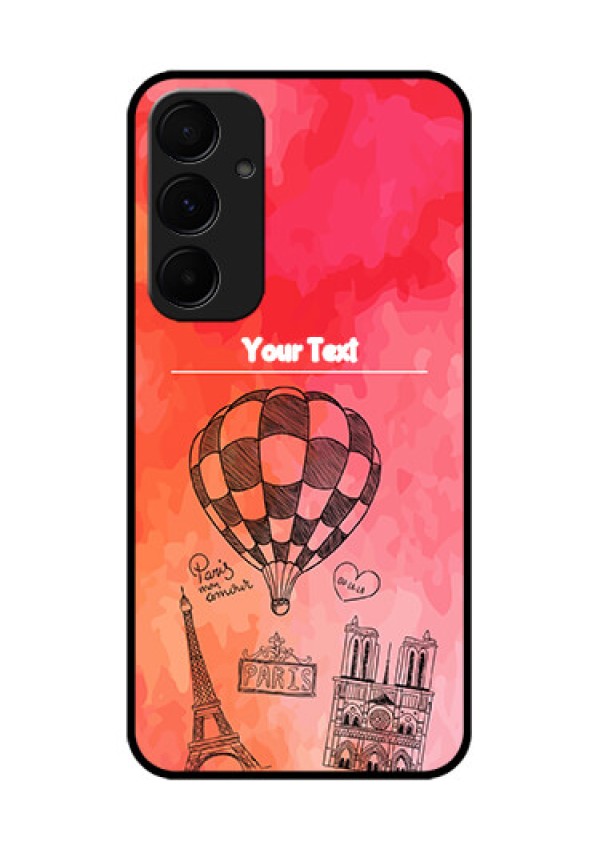 Samsung Galaxy A35 5G Custom Glass Phone Case - Paris Theme Design