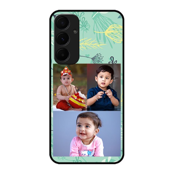 Samsung Galaxy A35 5G Custom Glass Phone Case - Forever Family Design