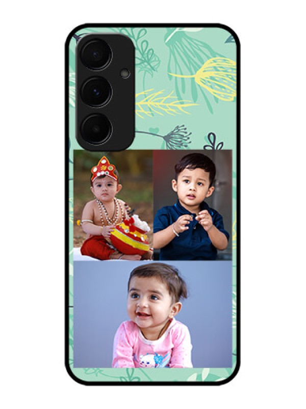 Custom Samsung Galaxy A35 5G Custom Glass Phone Case - Forever Family Design