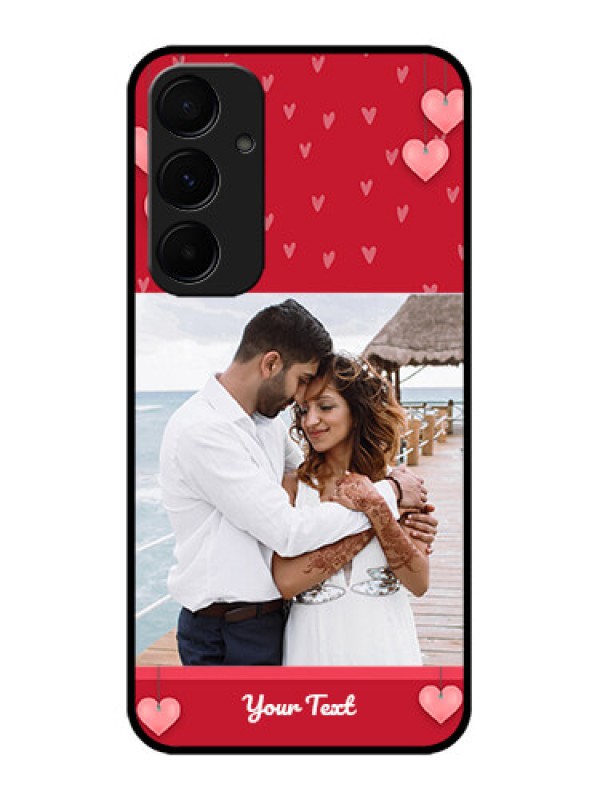 Custom Samsung Galaxy A35 5G Custom Glass Phone Case - Valentines Day Design