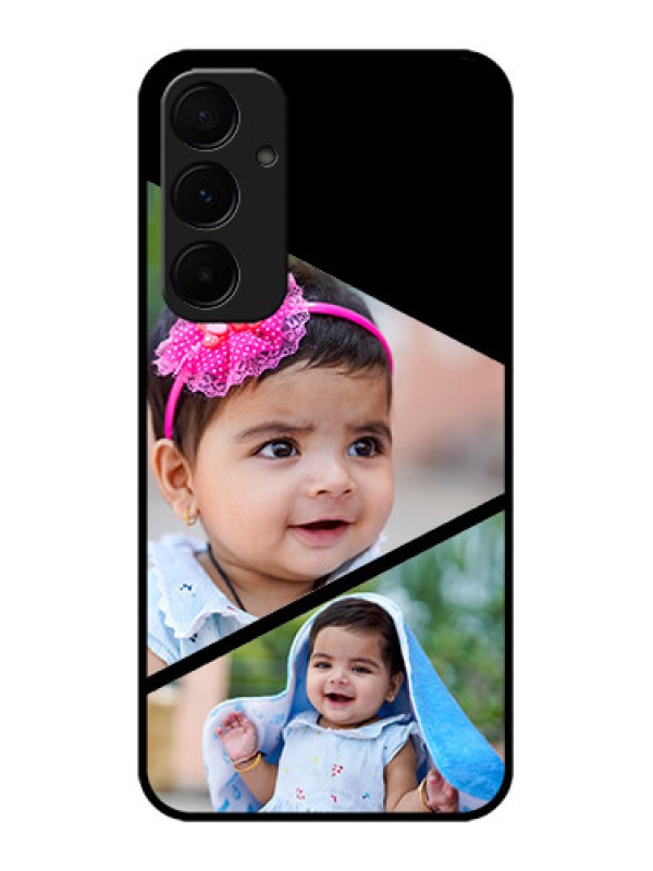 Custom Samsung Galaxy A35 5G Custom Glass Phone Case - Semi Cut Design