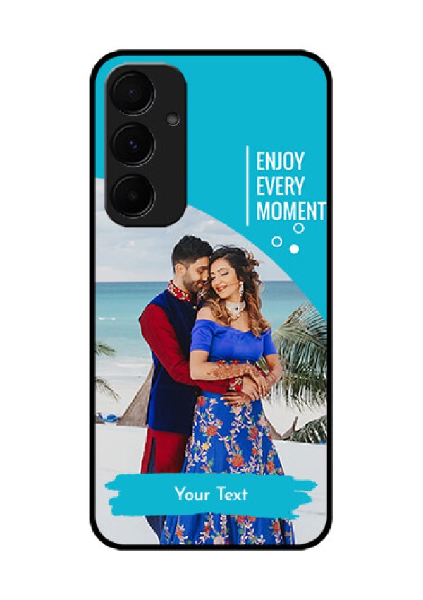 Samsung Galaxy A35 5G Custom Glass Phone Case - Happy Moment Design