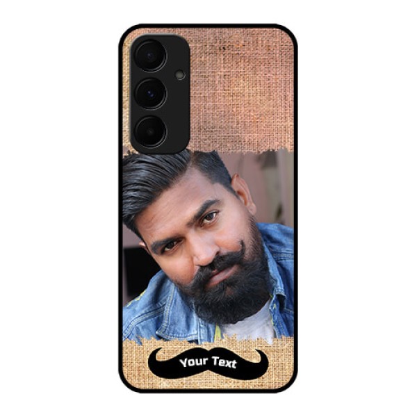Samsung Galaxy A35 5G Custom Glass Phone Case - With Texture Design Samsung Galaxy A35 5G Custom Glass Phone Case - With Texture Design
