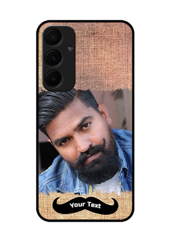 Samsung Galaxy A35 5G Custom Glass Phone Case - With Texture Design